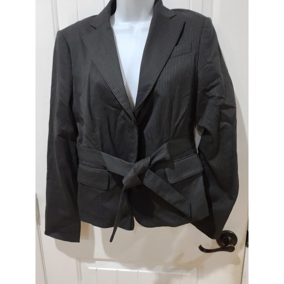 BCBGMAXAZRIA Jacket Single Button Blazer Size M Medium Gray Heather - Picture 5 of 12
